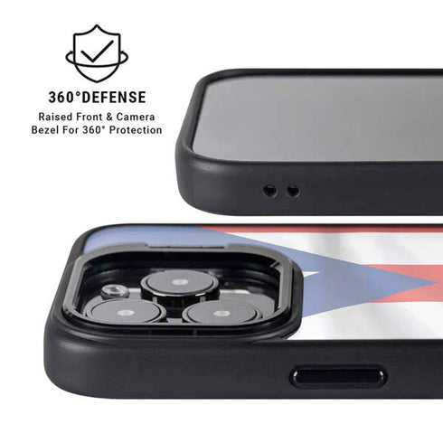 Puerto Rico Flag iPhone 13 Pro Kickstand Case